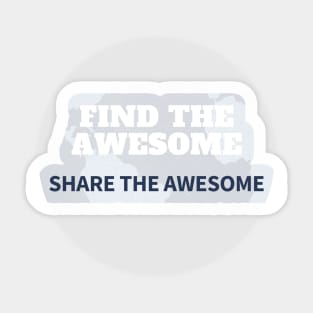 World of Awesome Sticker